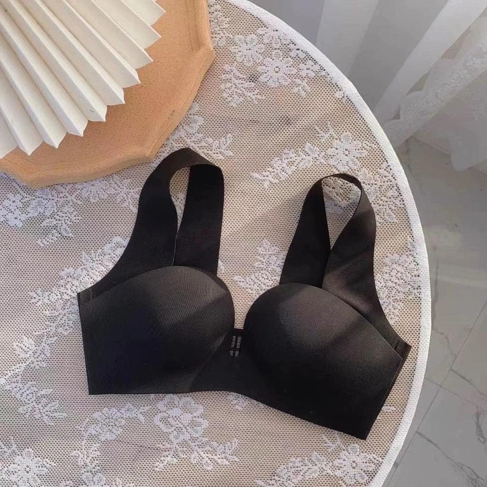 Kanette Seamless Pushup Bralettes Black image