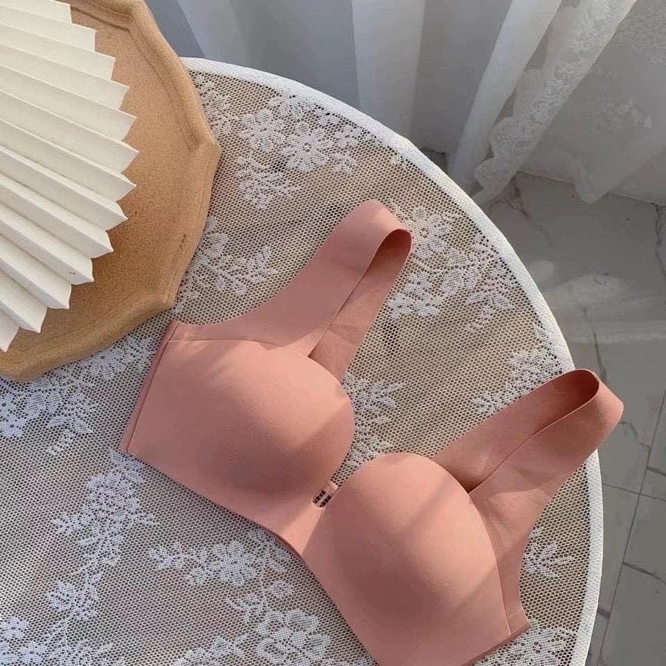 Kanette Seamless Pushup Bralettes Peach image