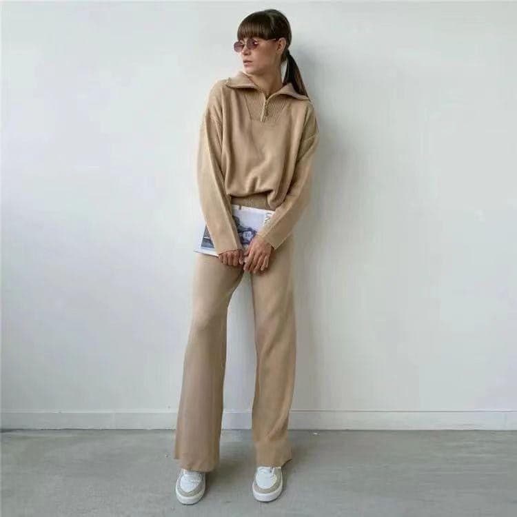 Abra Luxe Winter Coord Set - Tracksuit - Brown image