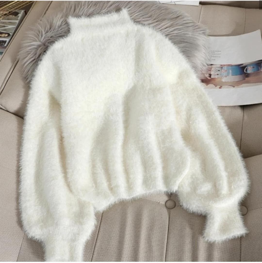 Luxury Mohair Jumpers - White image
