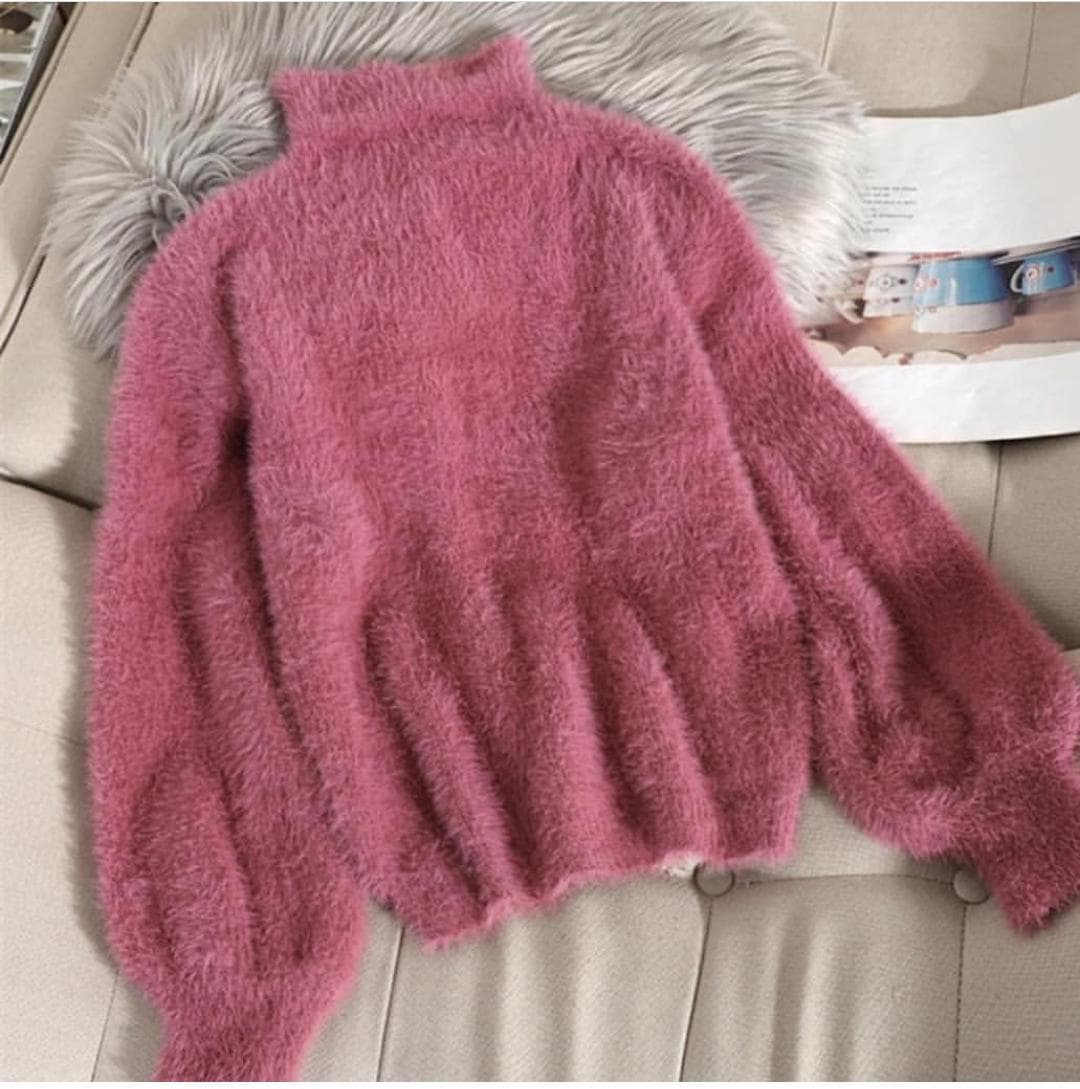 Luxury Mohair Jumpers - Pink image